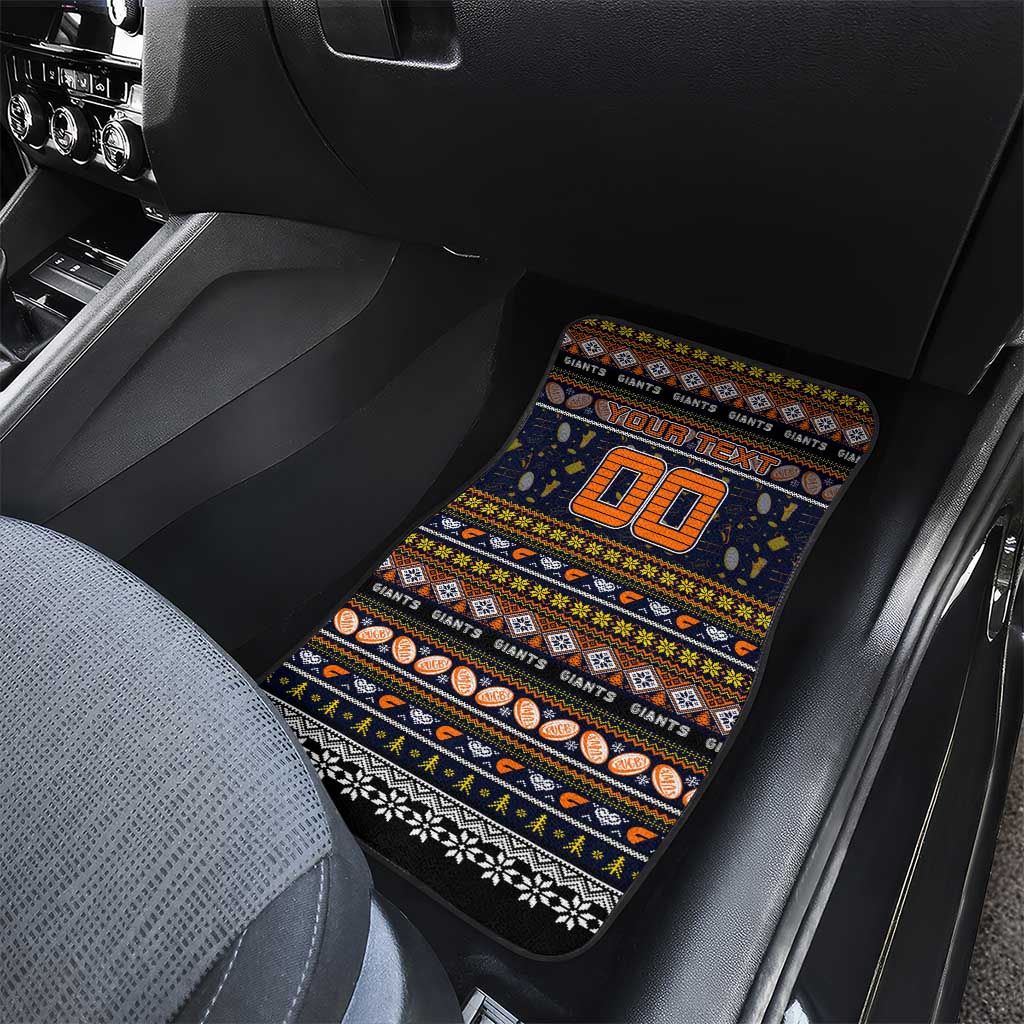 Giants Football Xmas Car Mats Australia AFL Mascot