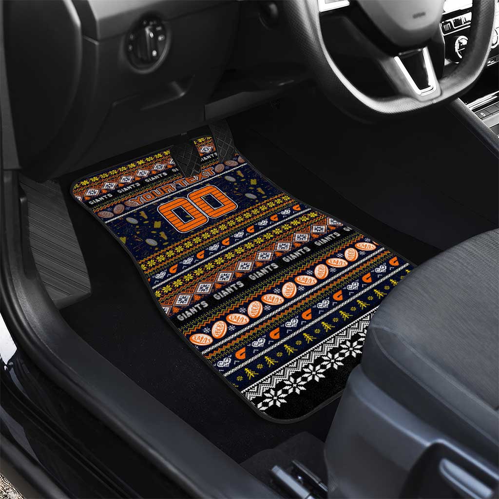 Giants Football Xmas Car Mats Australia AFL Mascot