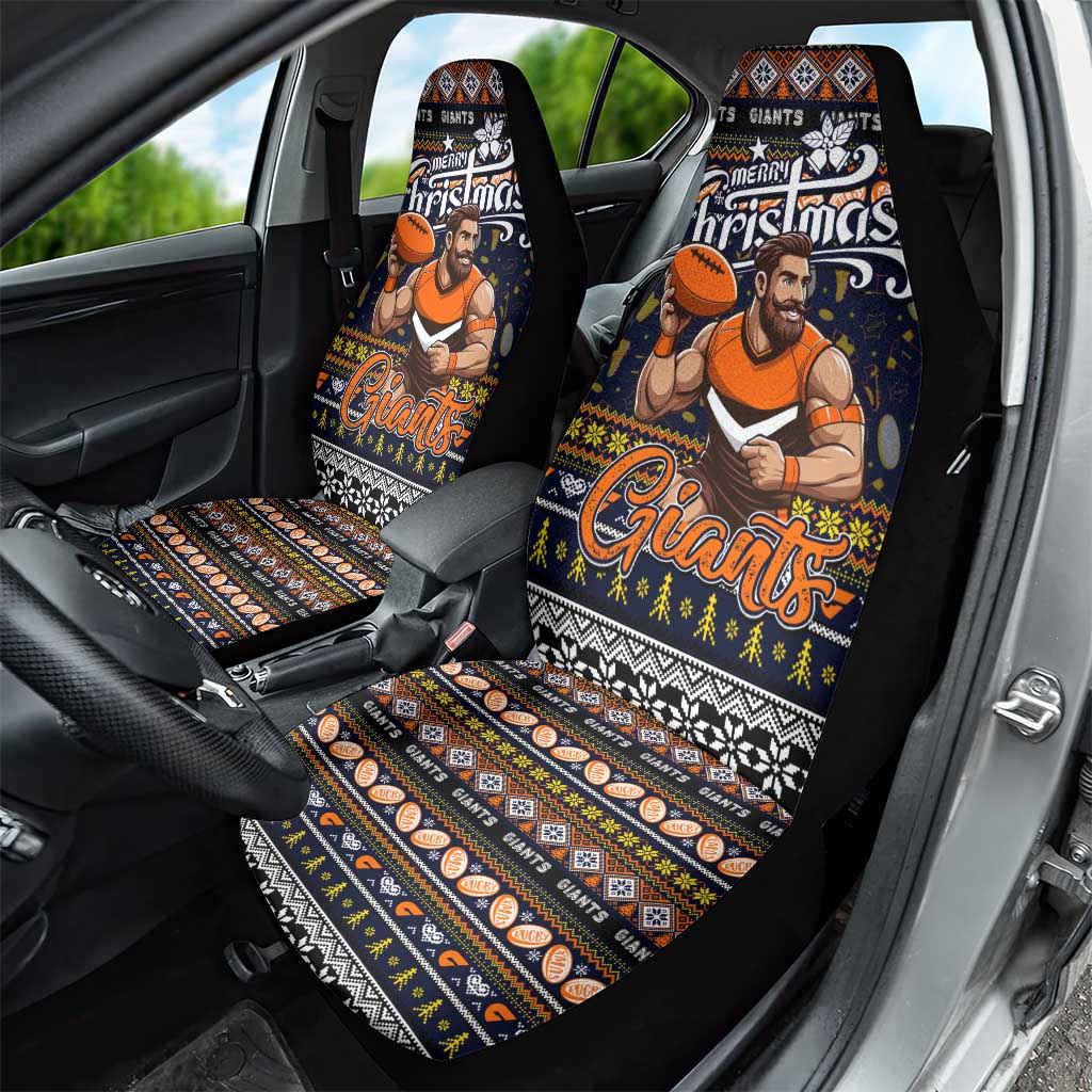 Giants Football Xmas Car Seat Cover Australia AFL Mascot