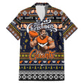 Personalized Giants Rugby Xmas Family Matching Mermaid Dress and Hawaiian Shirt Australia AFL Mascot