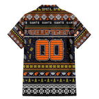 Personalized Giants Rugby Xmas Family Matching Mermaid Dress and Hawaiian Shirt Australia AFL Mascot