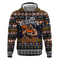 Personalized Giants Rugby Xmas Hoodie Australia AFL Mascot