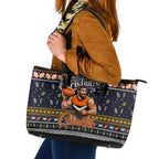 Giants Football Xmas Leather Tote Bag Australia AFL Mascot