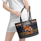 Giants Football Xmas Leather Tote Bag Australia AFL Mascot