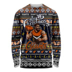 Personalized Giants Rugby Xmas Long Sleeve Shirt Australia AFL Mascot