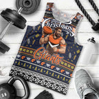Personalized Giants Rugby Xmas Men Tank Top Australia AFL Mascot