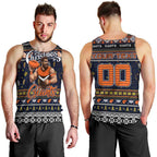 Personalized Giants Rugby Xmas Men Tank Top Australia AFL Mascot