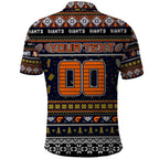 Personalized Giants Rugby Xmas Polo Shirt Australia AFL Mascot