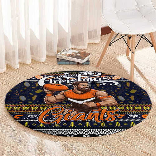 Giants Football Xmas Round Carpet Australia AFL Mascot
