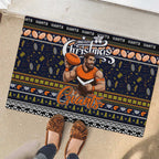 Giants Football Xmas Rubber Doormat Australia AFL Mascot