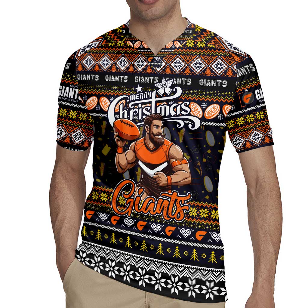 Personalized Giants Rugby Xmas Rugby Jersey Australia AFL Mascot