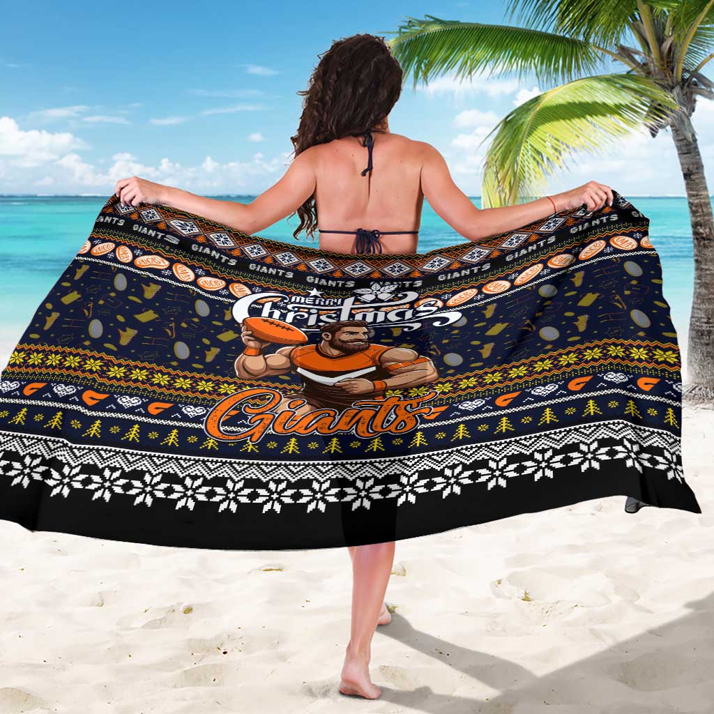 Giants Football Xmas Sarong Australia AFL Mascot