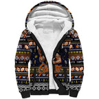 Personalized Giants Rugby Xmas Sherpa Hoodie Australia AFL Mascot