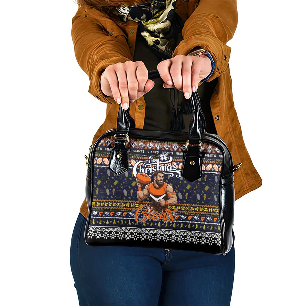 Giants Football Xmas Shoulder Handbag Australia AFL Mascot