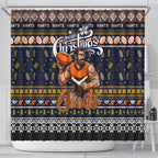 Giants Football Xmas Shower Curtain Australia AFL Mascot