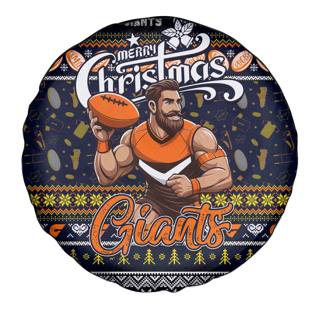 Giants Football Xmas Spare Tire Cover Australia AFL Mascot