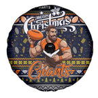 Giants Football Xmas Spare Tire Cover Australia AFL Mascot