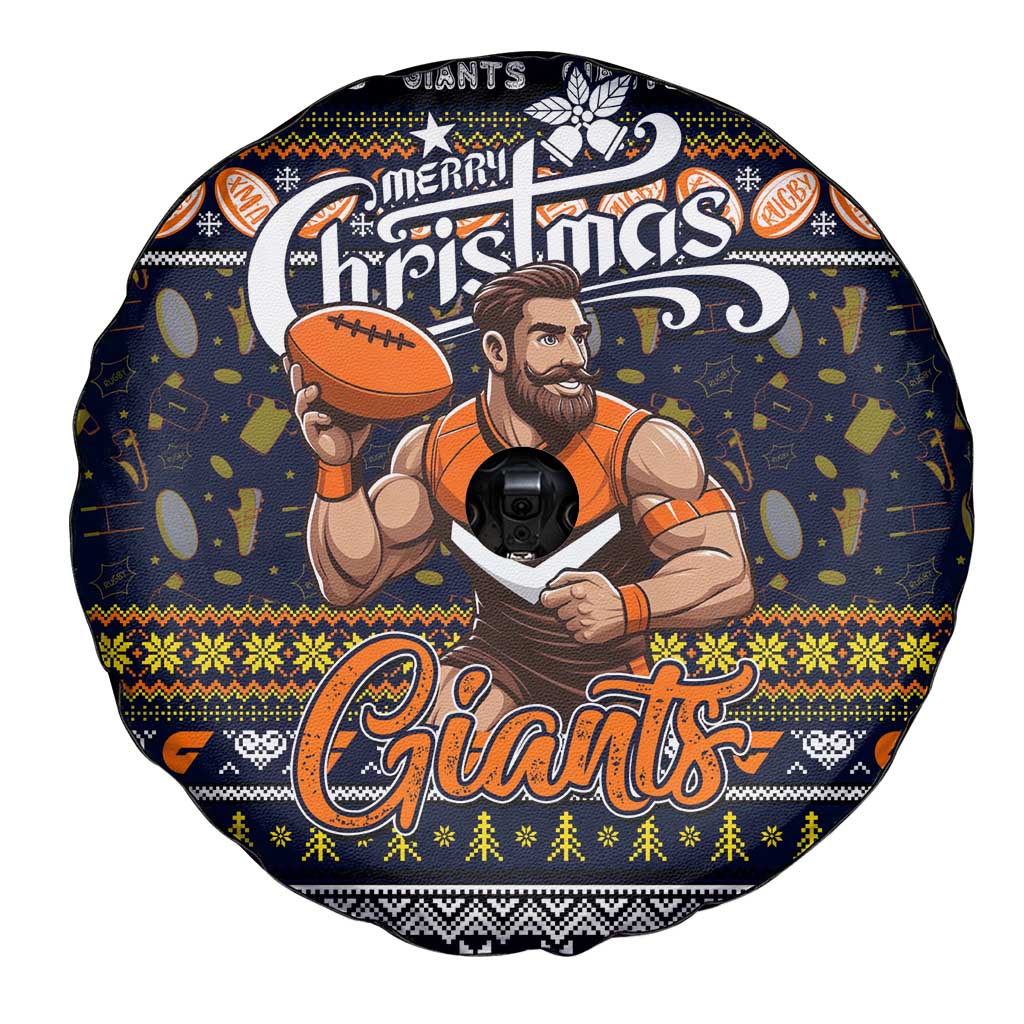 Giants Football Xmas Spare Tire Cover Australia AFL Mascot