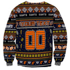 Personalized Giants Rugby Xmas Sweatshirt Australia AFL Mascot