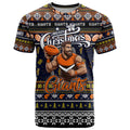 Personalized Giants Rugby Xmas T Shirt Australia AFL Mascot