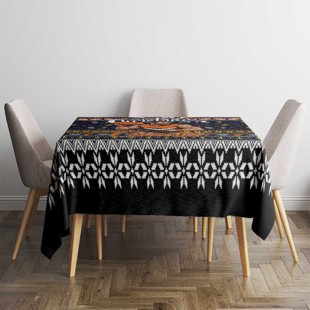 Giants Football Xmas Tablecloth Australia AFL Mascot