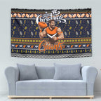Giants Football Xmas Tapestry Australia AFL Mascot