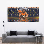 Giants Football Xmas Tapestry Australia AFL Mascot