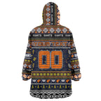 Personalized Giants Rugby Xmas Wearable Blanket Hoodie Australia AFL Mascot