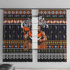 Giants Football Xmas Window Curtain Australia AFL Mascot