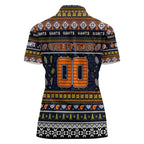 Personalized Giants Rugby Xmas Women Polo Shirt Australia AFL Mascot