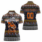 Personalized Giants Rugby Xmas Women Polo Shirt Australia AFL Mascot