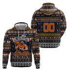 Personalized Giants Rugby Xmas Zip Hoodie Australia AFL Mascot