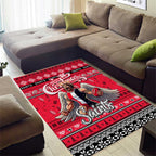 Saints Football Xmas Area Rug Australia AFL Mascot