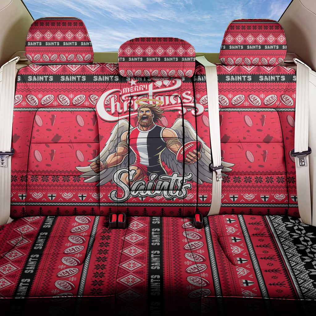 Saints Football Xmas Back Car Seat Cover Australia AFL Mascot