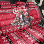 Saints Football Xmas Back Car Seat Cover Australia AFL Mascot