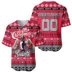 Personalized Saints Rugby Xmas Baseball Jersey Australia AFL Mascot