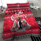 Saints Football Xmas Bedding Set Australia AFL Mascot