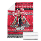 Saints Football Xmas Blanket Australia AFL Mascot