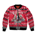 Personalized Saints Rugby Xmas Bomber Jacket Australia AFL Mascot