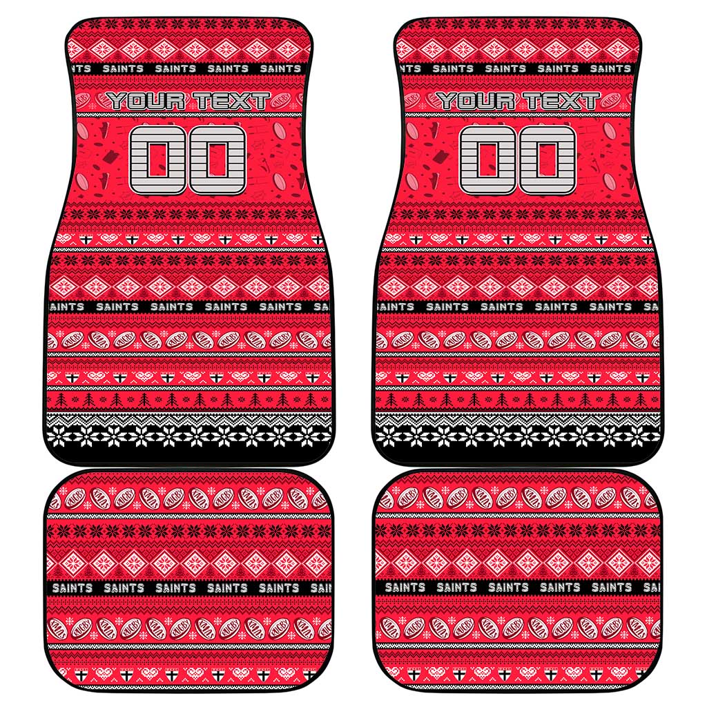 Saints Football Xmas Car Mats Australia AFL Mascot