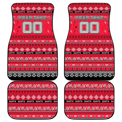 Saints Football Xmas Car Mats Australia AFL Mascot
