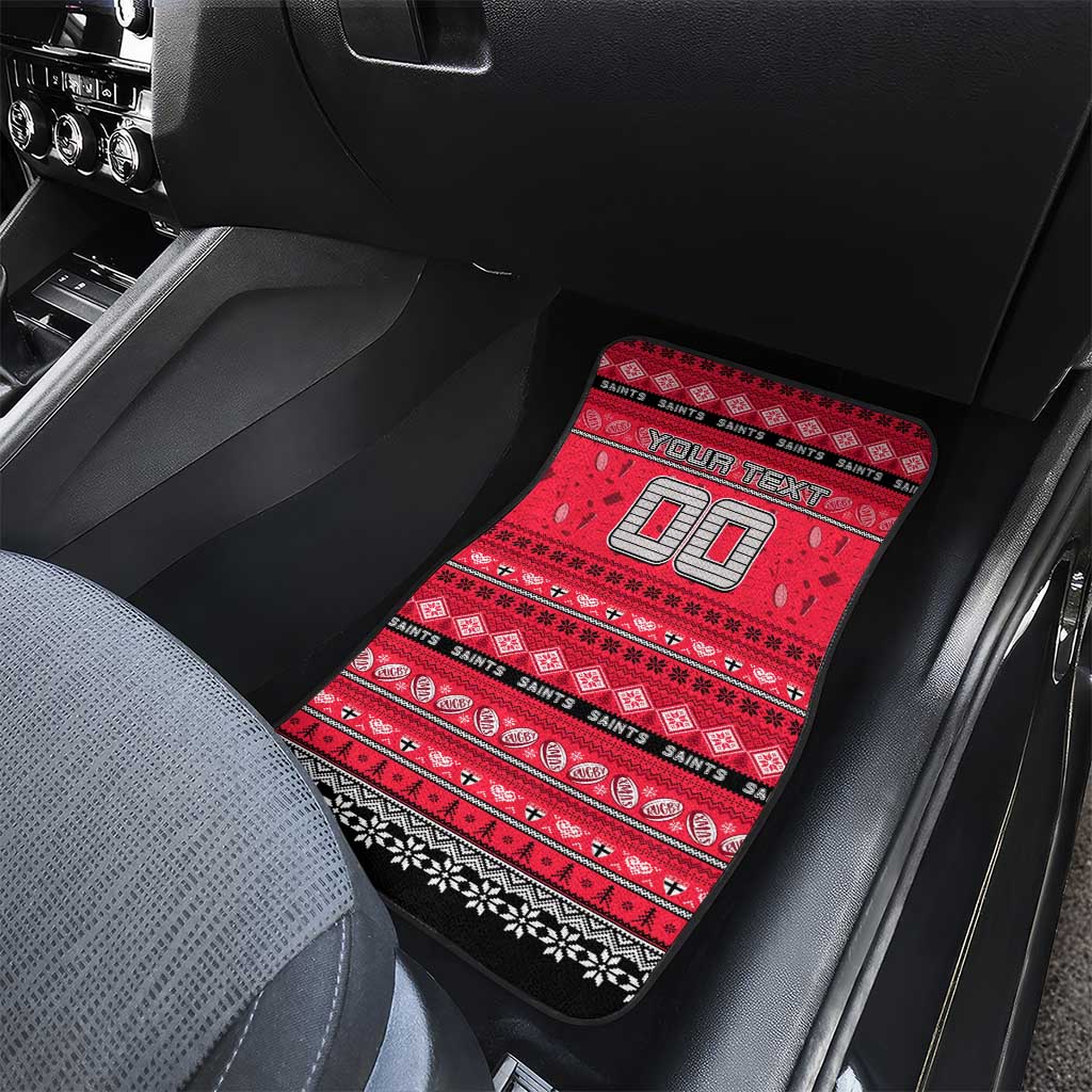 Saints Football Xmas Car Mats Australia AFL Mascot