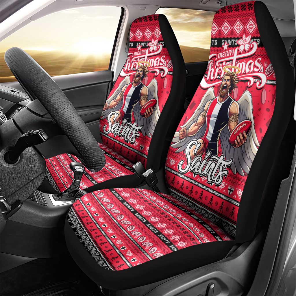 Saints Football Xmas Car Seat Cover Australia AFL Mascot