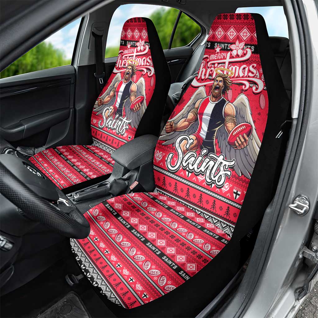 Saints Football Xmas Car Seat Cover Australia AFL Mascot