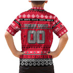 Personalized Saints Rugby Xmas Family Matching Mermaid Dress and Hawaiian Shirt Australia AFL Mascot