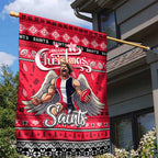 Saints Football Xmas Garden Flag Australia AFL Mascot