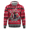 Personalized Saints Rugby Xmas Hoodie Australia AFL Mascot