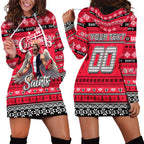 Personalized Saints Rugby Xmas Hoodie Dress Australia AFL Mascot