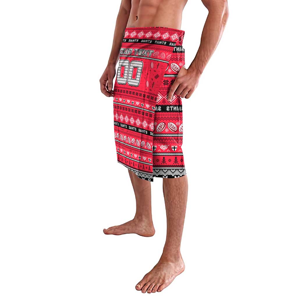 Personalized Saints Rugby Xmas Lavalava Australia AFL Mascot