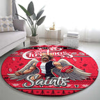 Saints Football Xmas Round Carpet Australia AFL Mascot